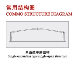 單山型單跨結構